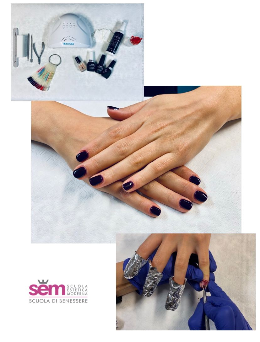 Manicure e smalto semipermanente